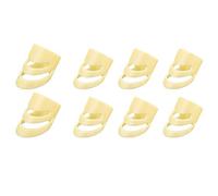 Ujjdwiurgh Lot de 8 médiators réglables en plastique pour guitare, banjo, ukulélé, taille moyenne et grande