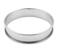 Ujjdwiurgh Lot de 8 moules à tarte ronds en acier inoxydable de 10,4 cm pour la cuisine à la maison