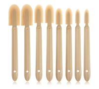 Ujjdwiurgh Lot de 8 outils de calfeutrage réutilisables en caoutchouc pour calfeutrage, spatule, épandeur, lissage, pour plinthes de brique, cuisine