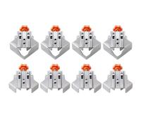 Ujjdwiurgh Lot de 8 pinces d'angle multi-usages, poignée unique réglable pour le travail du bois