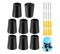 Ujjdwiurgh Lot de 8 porte-skis verticaux, support mural vertical pour ranger et exposer vos skis en toute sécurité