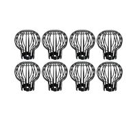 Ujjdwiurgh Lot de 8 protections de gouttières en plastique, protection contre les feuilles, filtre de gouttière, filtre de gouttière, protection contre les débris et la saleté, couvercle de vidange