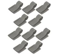 Ujjdwiurgh Lot de 80 attaches auto-adhésives pour câbles sous le bureau, organiseurs de fils réutilisables pour cordons