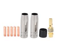 Ujjdwiurgh Lot de 9 embouts de contact 15Ak Mig/buse de soudage 0,8 x 25 mm M6 Support de connecteur de gaz Ad068+