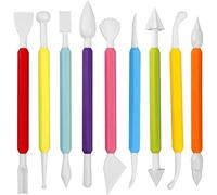 Ujjdwiurgh Lot de 9 outils de modelage de fondant pour pâte et guimauve - Outils de décoration pour décoration de gâteaux