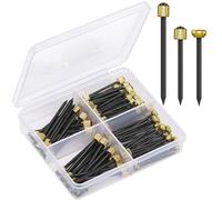 Ujjdwiurgh Lot de 90 clous pour accrocher des tableaux, 3 tailles, clous pour décoration murale, kit de cadre pour cloison sèche
