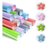 Ujjdwiurgh Lot de vinyle de transfert thermique à bulles HTV pour t-shirts, compatible avec Puffy HTV, contour en relief