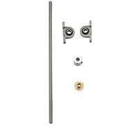 Ujjdwiurgh Lot de vis en plomb T8 300 mm 8 mm + écrou en cuivre + coupleur + bloc de roulement pour imprimante 3D