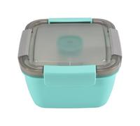 Ujjdwiurgh Lunch Container 1500Ml Salad Bowls Conteneur de Vinaigrettes avec 3 Compartiments pour Garnitures de Salade