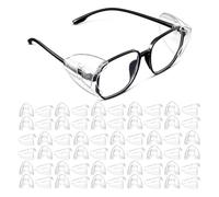 Ujjdwiurgh Lunettes de Sécurité Protections Latérales pour Lunettes de vue Slipon SideShields Protections Latérales Transparentes