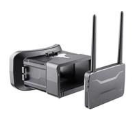 Ujjdwiurgh Lunettes FPV 5.8G 48CH 4.3 Pouces 480X272 Lunettes FPV à Recherche Automatique 500CD/M2 pour Drone de Course RC Quadcopter