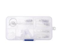 Ujjdwiurgh Lunettes optiques Kit de reparation de lunettes de reparation de lunettes boite a outils Lunettes de soleil lunettes de soleil vis ecrou Nose Pad Assortiment ensemble