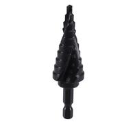 Ujjdwiurgh M35 Cobalt Step Drill Bits Four Spiral Flutes, 3/16 "-7/8" (12 Étapes), 1/4 "Hex pour les Projets en Métal
