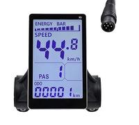 Ujjdwiurgh M5 Compteur D'Affichage LCD pour Vélo Électrique 24V 36V 48V 60V E Scooter Panneau LCD Pièces Accessoires pour Vélo Électrique de Montagne (6PIN)