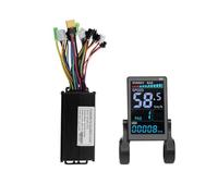 Ujjdwiurgh M5 Écran LCD couleur pour vélo électrique 36 V 48 V/22 A 9 tubes contrôleur d'onde sinusoïdale E Scooter Panneau LCD pour VTT Ebike