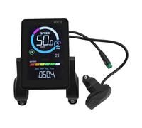 Ujjdwiurgh M7C-2 Compteur D'Affichage LCD pour Vélo Électrique 24 V 36 V 48 V 60 V E Scooter Panneau LCD avec USB UART pour Pièces de Rechange pour Vélo Électrique de Montagne 5 Broches