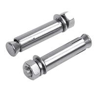 Ujjdwiurgh M8X60Mm Boulons D'Ancrage À Crochet Fermé, Vis De Béton Et Brique