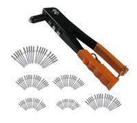 Ujjdwiurgh Machine à Riveting Riveter Lourde 120pcs Rivets Blivets Outils D'Assortiment Kit Rivet Noix Outil Orange