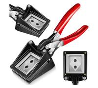 Ujjdwiurgh Machine de Découpe de Photos de Passeport Portable, Machine de Découpe de Photos D'Identité, Perforatrice de Trous Adaptée au Bureau, Installation Facile (1,4 Pouces X 1,8 Pouces)