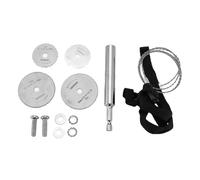 Ujjdwiurgh Machine de découpe intérieure de tuyau en acier avec tige hexagonale de 6,35 mm, coupe-tuyau intérieur de plomberie 32 mm et 44 mm, avec scie à fil