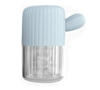 Ujjdwiurgh Machine de nettoyage pour lentilles de contact avec cordon de serrage pour entretien quotidien, nettoyage rapide, bleu doux