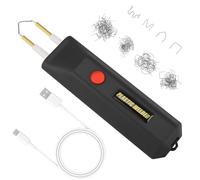 Ujjdwiurgh Machine de Soudure en Plastique Sans de Soudeuse Portative pour la Machine de Réparation de Plastique Nylon PE Outils de Réparation de Pare-Chocs de Voiture Noir