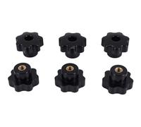 Ujjdwiurgh Machinery Ecrous Moletés De Serrage Lame Poignée M8 Filetage 6Pcs