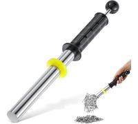 Ujjdwiurgh Magnétique pour outil de ramassage avec poignée de déverrouillage, collecteur de copeaux magnétiques pour ongles, coupes métalliques et copeaux