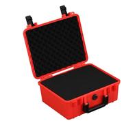 Ujjdwiurgh Mallette à outils de protection contre les chocs et la poussière - Étui de transport compact multifonction pour le rangement à la maison - Rouge