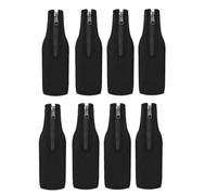 Ujjdwiurgh Manchons Isothermes pour Bouteilles de Bière, Manchon Isolé en Néoprène Très Épais avec Fermeture Éclair pour Garder la Bière au Froid et les Mains au Chaud, 12 OZ, Paquet de 8
