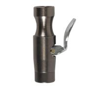 Ujjdwiurgh Mandrin à Air à Débit Ouvert, Double Mâchoire Verrouillable sur Mandrin de Pneu avec Clips pour Accessoires de Compresseur de Jauge de Gonflage