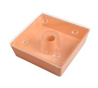 Ujjdwiurgh Mangeoire à Abeilles Carrée 2 Litres Mangeoire pour Ruche Top Feeder Outil D'Apiculteur Mangeoire pour Apiculture avec Couvercle Transparent Pré-Assemblé