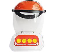 Ujjdwiurgh Mangeoire à oiseaux avec casque - 4 ports d'alimentation - Bandeau réglable pour l'extérieur