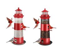 Ujjdwiurgh Mangeoire à Oiseaux de Grande Capacité, Mangeoires à Oiseaux à L'Épreuve des Écureuils pour L'Extérieur à Suspendre