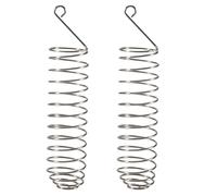 Ujjdwiurgh Mangeoire à oiseaux en forme de spirale en acier inoxydable pour perroquet