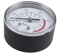 Ujjdwiurgh Manometre a air de comparateur de cadran rond 0-180 psi 13mm 1 / 4BSP Diametre, Noir