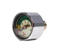 Ujjdwiurgh Manomètre de Bouteille de Poney de Plongée sous-Marine 1 Pouce Face 350 Bar/5000 Psi 7/16 Pouces-20Unf Filetages