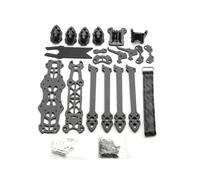 Ujjdwiurgh Mark4 Kit de cadre quadricoptère 7" 295 mm Bras 5 mm pour drone de course FPV Freestyle et RC 7" avec impression noire