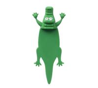 Ujjdwiurgh Marque-Page Drôle D'Animal Écrasé Noctilucence Marque-Pages D'Alligator Léger pour Enfants Filles Garçons Femmes Environ 49x120mm