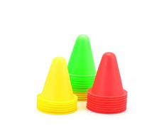 Ujjdwiurgh Marqueur de Terrain D'Agilité en Plastique Souple pour Football, Football - Patinage Intérieur/Extérieur - Cônes D'Entraînement pour Exercices et Jeux Facile à Installer Facile à Utiliser