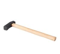 Ujjdwiurgh Marteau de Texturation Outil de Fabrication de Bricolage Tête Carrée avec Manche en Bois Motif en Métal Conçu Outils de Formage Non. 5