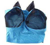 Ujjdwiurgh Masque Anti-Mouches Extensible avec Protection UV Doux sur la Peau avec Respirabilité Bleu