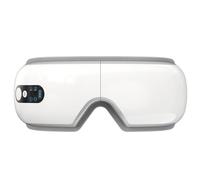 Ujjdwiurgh Masque de Massage pour les Yeux, Soulagement de la Fatigue, Masque Vibrant Multifonctionnel, Protecteur, Masseur Intelligent avec Compression Chaude.