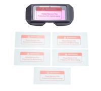 Ujjdwiurgh Masque de soudage LCD à obscurcissement automatique solaire Lunettes Masque Masque de protection des yeux Soudeur Masque de soudure Machine à souder