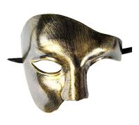 Ujjdwiurgh Masque fantôme pour carnaval - Style antique - Fantôme de l'opéra - Pour fête, boîte de nuit