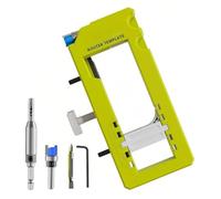 Ujjdwiurgh Matrice de défonceuse de charnière de porte de 7,6 cm à 12,7 cm de longueur / 10,2 cm ou 2,2 cm d'épaisseur pour portes uniquement