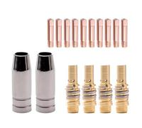 Ujjdwiurgh MB-15AK MIG Embout de contact de soudage 15AK 0,8 mm Buse de protection pour kit de fournitures de soudage Rilon Riland Jasic