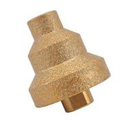 Ujjdwiurgh Mèche à Chanfrein Diamant 20-35-50 Mm, Meuleuse D'Angle, Scie à Filetage M10 pour Agrandir les Carreaux de Marbre, Maçonnerie, Béton, Porcelaine