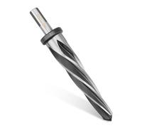 Ujjdwiurgh Mèche D'Alésoir de Pont de Forage/de Construction de 1 Po avec Tige Antidérapante de 1/2 Po M2 HSS, Outil de Mèche à Mandrin Conique pour Acier et Métal