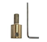 Ujjdwiurgh Mèche de meulage de diamants de 6,35 mm - Outil abrasif teinté - Noyau en laiton - Fournitures de vitrail